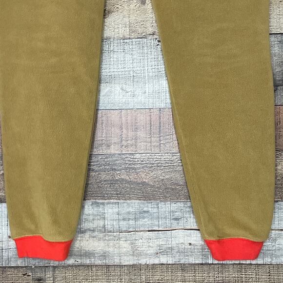 Nike Sportswear Polar Fleece Jogger Sweatpants Bronze Navy Orange SZ Small - Picture 8 of 11